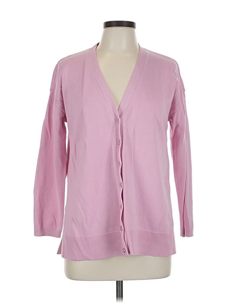 Pre-owned Talbots Cardigan Sweater In Pink
