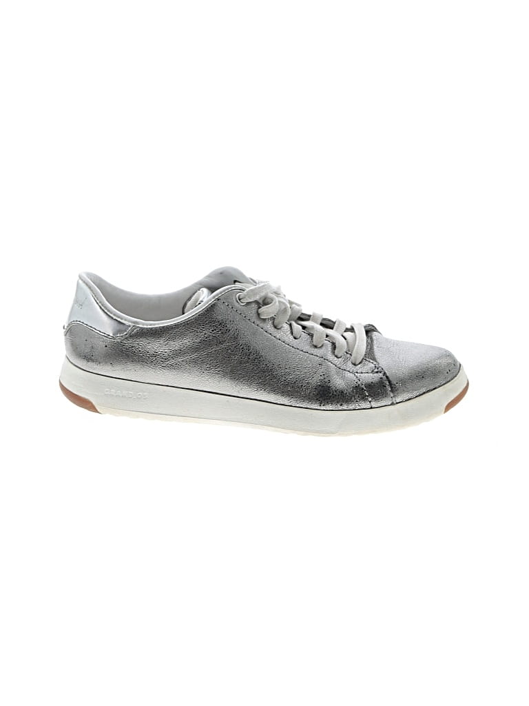 Pre-owned Cole Haan Sneakers In Silver