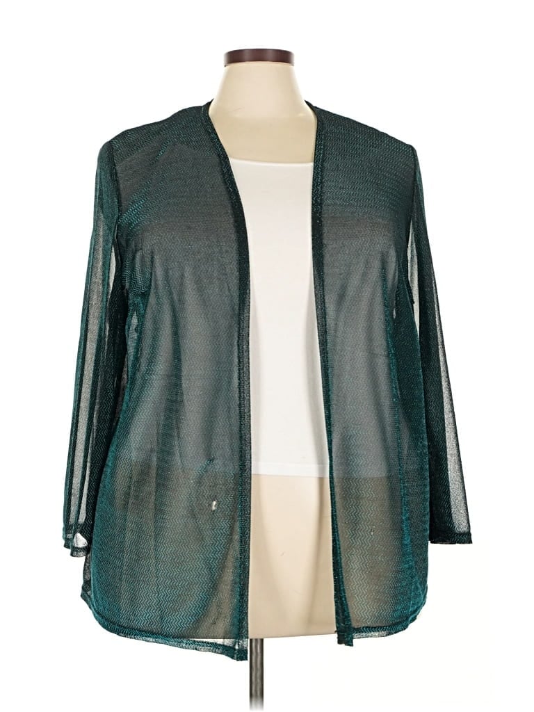 Pre-owned Onyx Nite Kimono In Blue