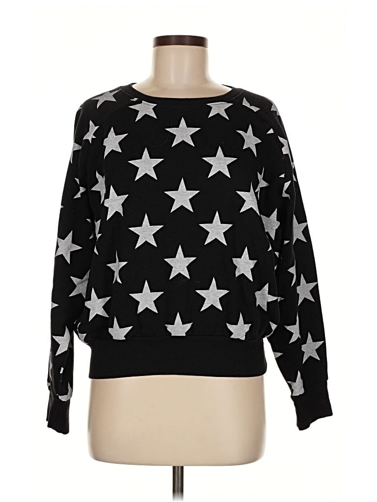 Pre-owned Aqua Long Sleeve T-shirt In Black