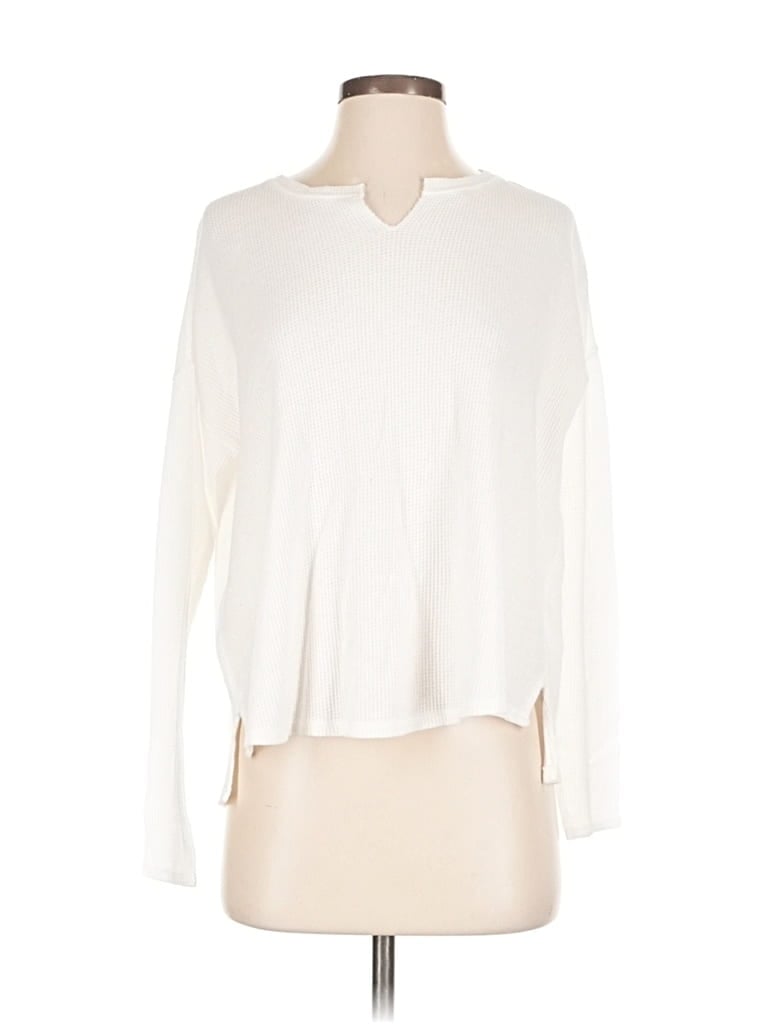 Pre-owned Rag & Bone Long Sleeve Top In White