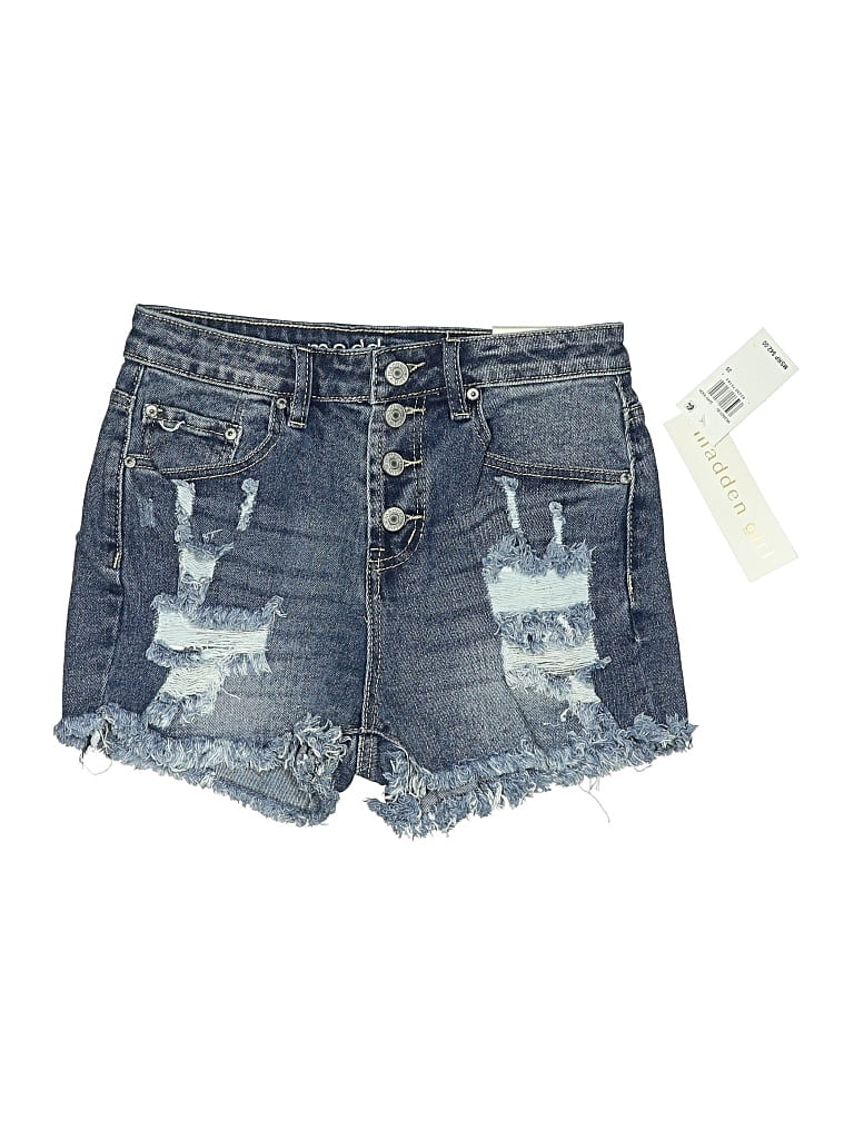 Madden Girl Denim Shorts In Blue