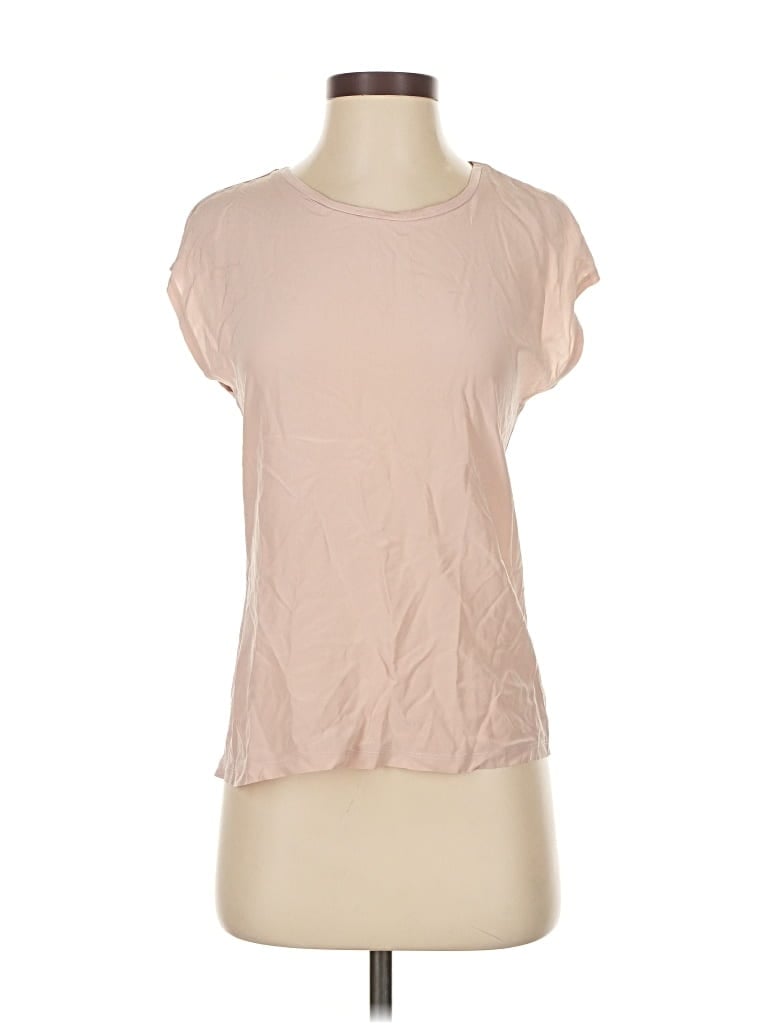 Pre-owned Reiss Short Sleeve T-shirt In Brown