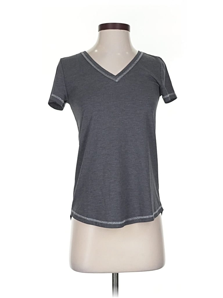 Pre-owned Luxe Short Sleeve T-shirt In Gray