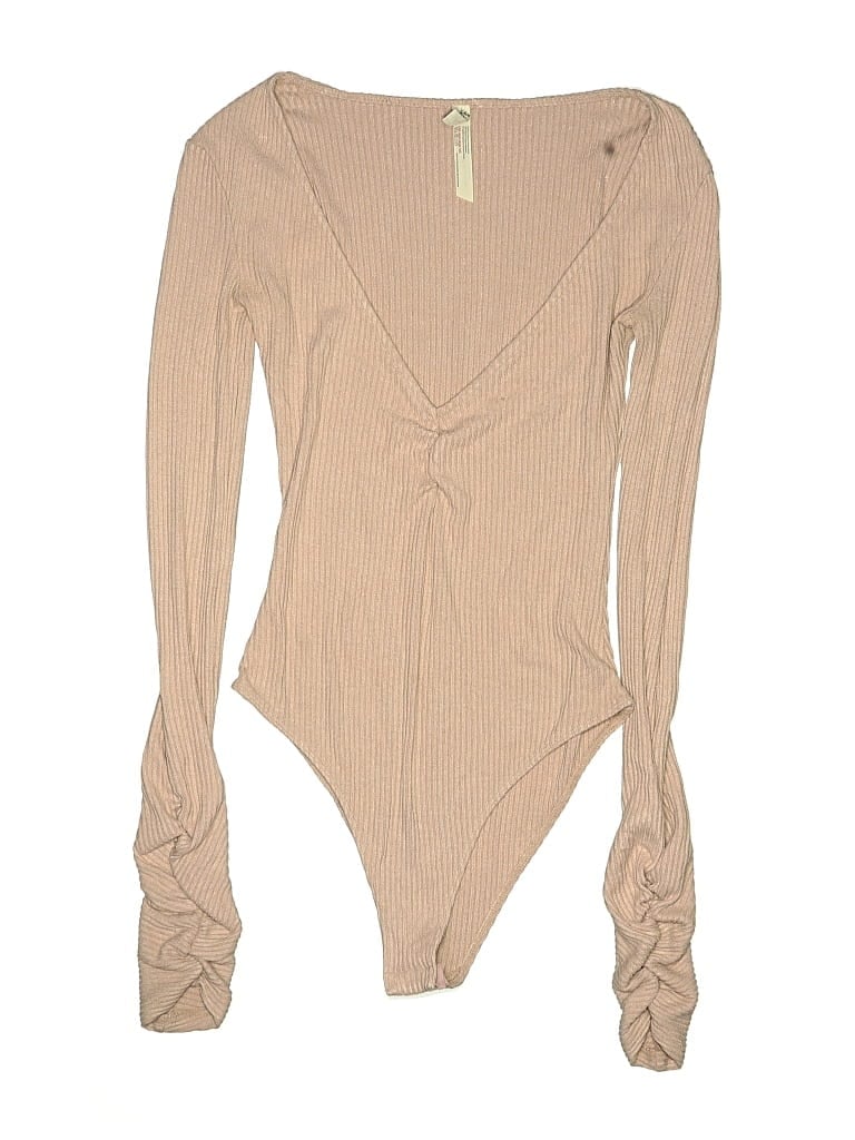 Pre-owned Intimately By Free People Bodysuit In Brown