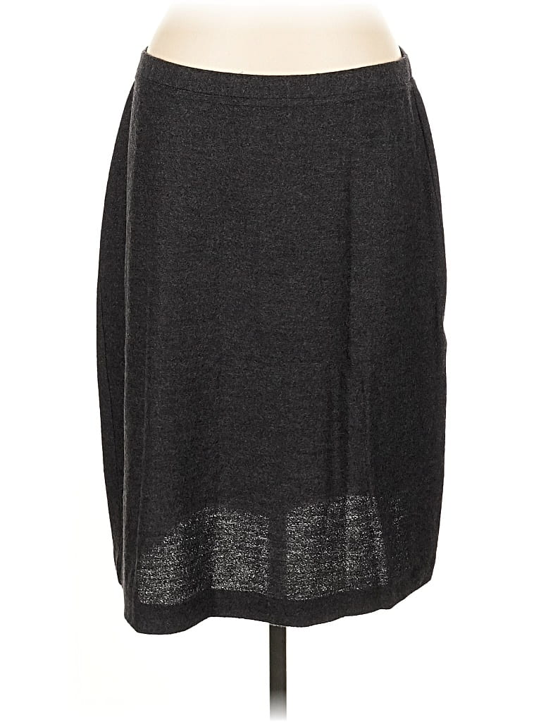 Pre-owned Eileen Fisher Casual Skirt In Gray