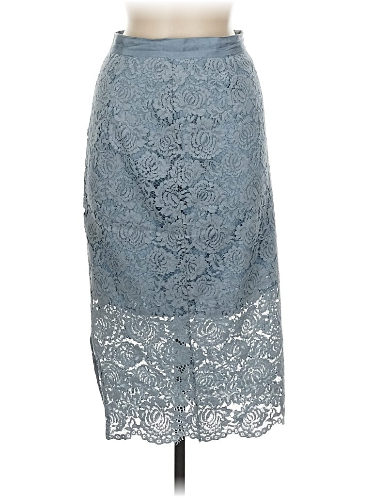 Pre-owned H&m Formal Skirt In Blue