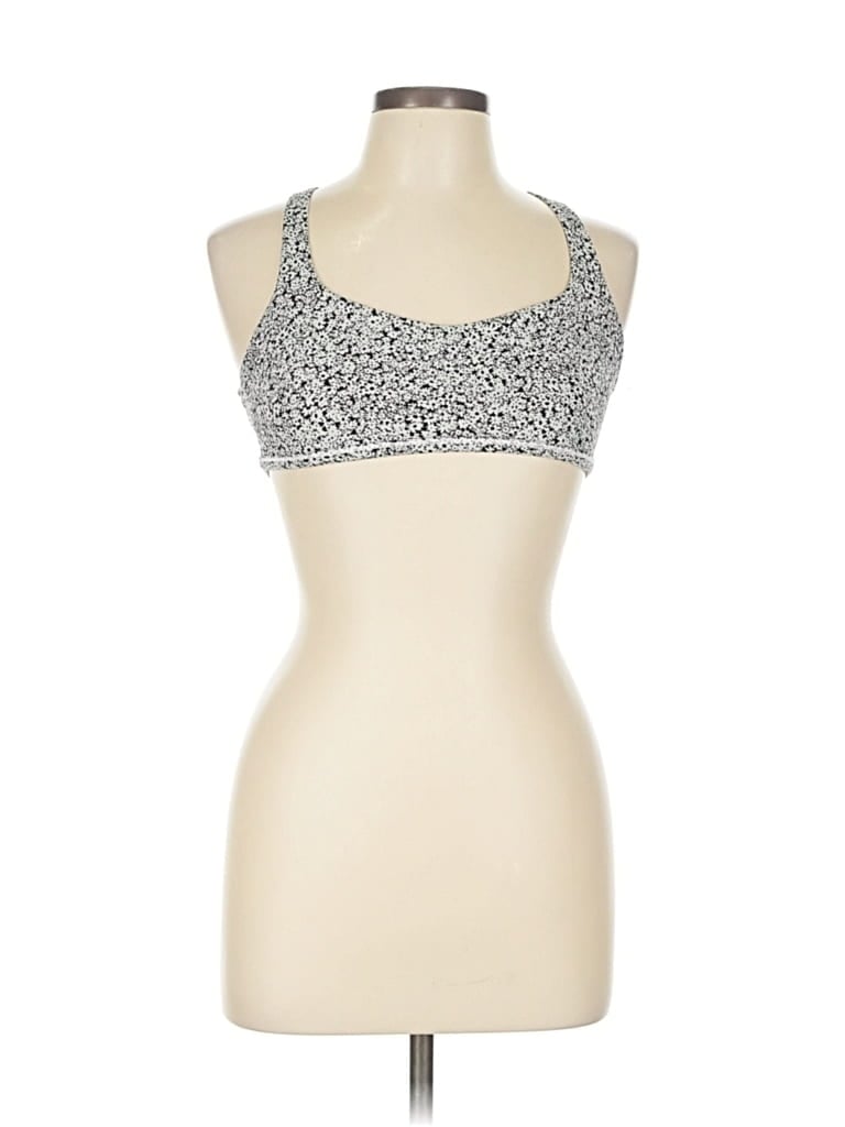 Pre-owned Unbranded Sports Bra In White