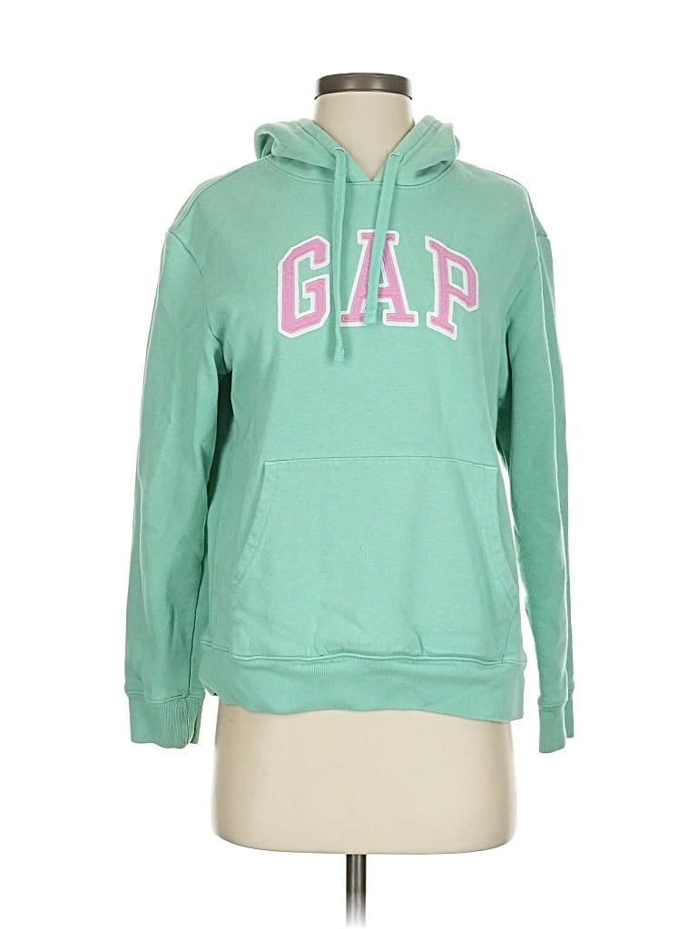 Pre-owned Gap Pullover Hoodie In Green