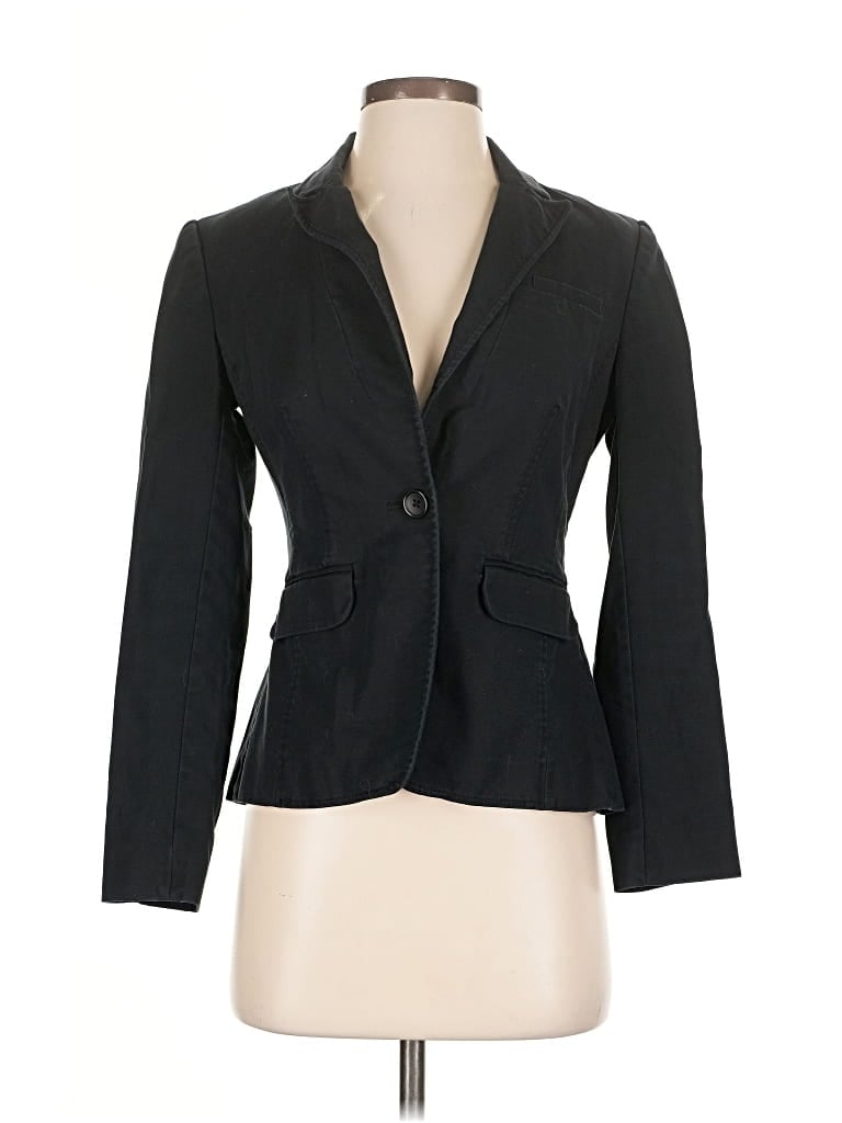 Pre-owned Banana Republic Factory Store Blazer Jacket In Black