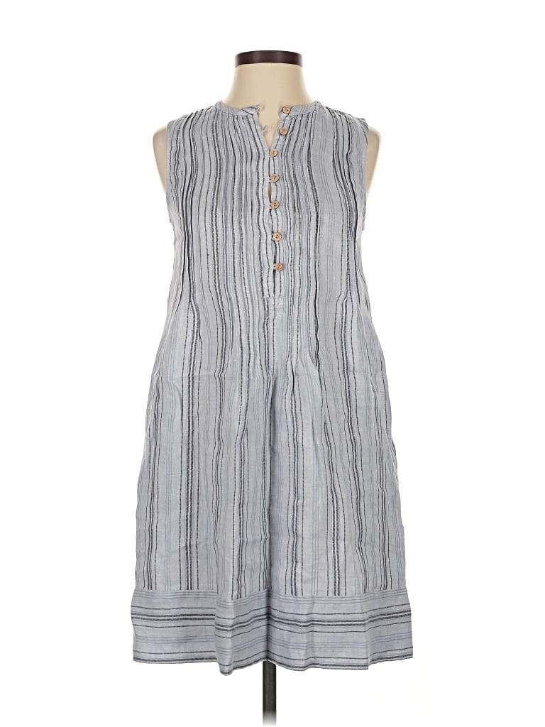 Pre-owned Faherty Casual Dress In Gray