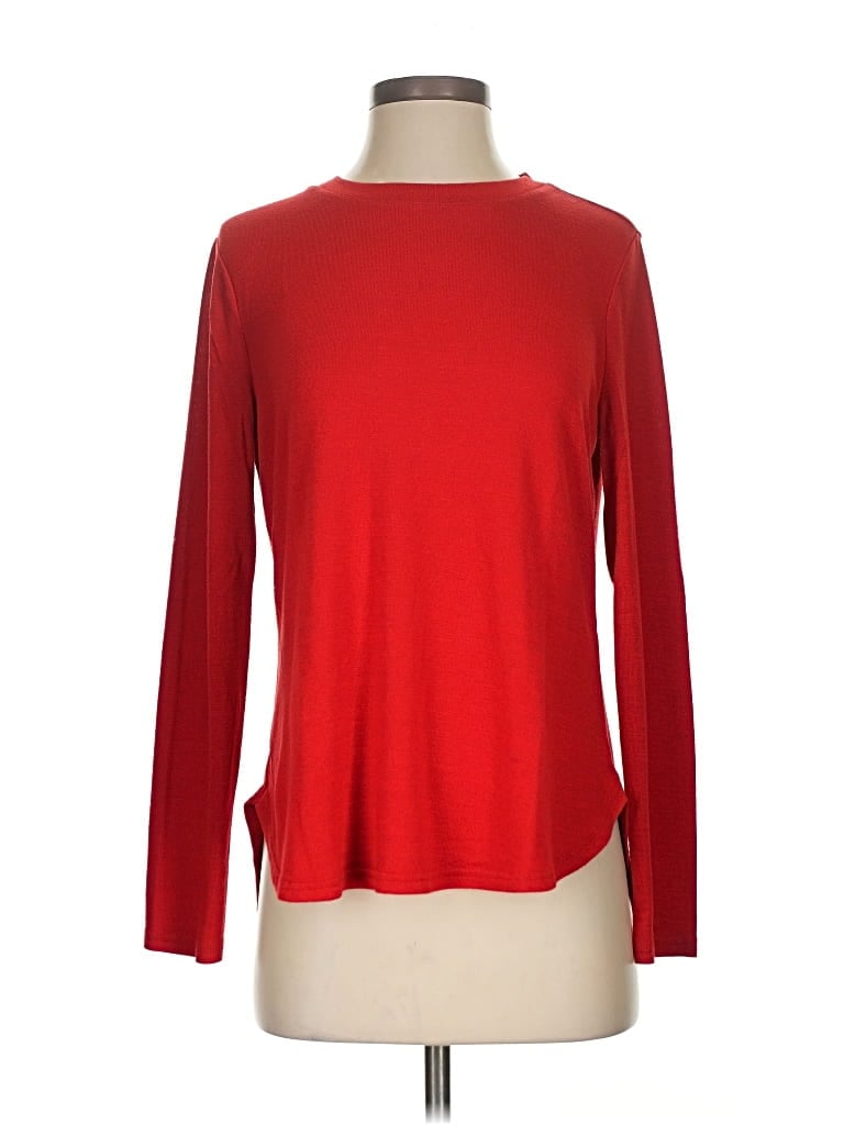 Pre-owned Banana Republic 3/4 Sleeve T-shirt In Red