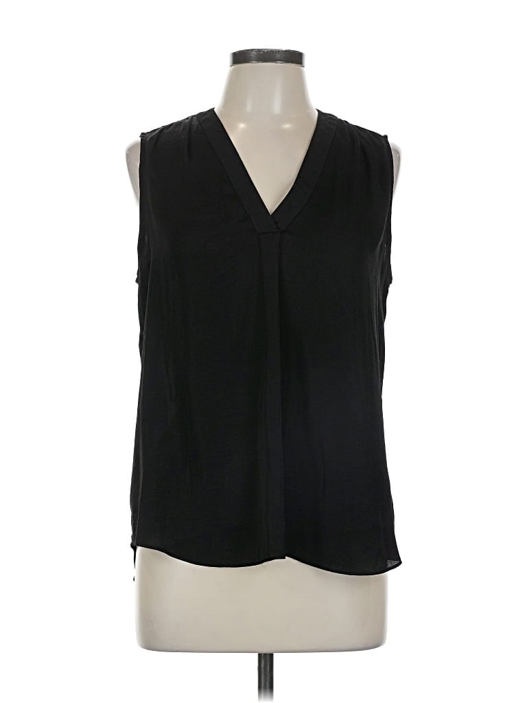 Pre-owned Vince Camuto Sleeveless Blouse In Black