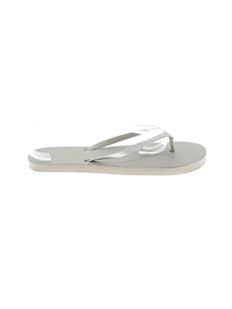 Pre-owned Unbranded Flip Flops In Gray