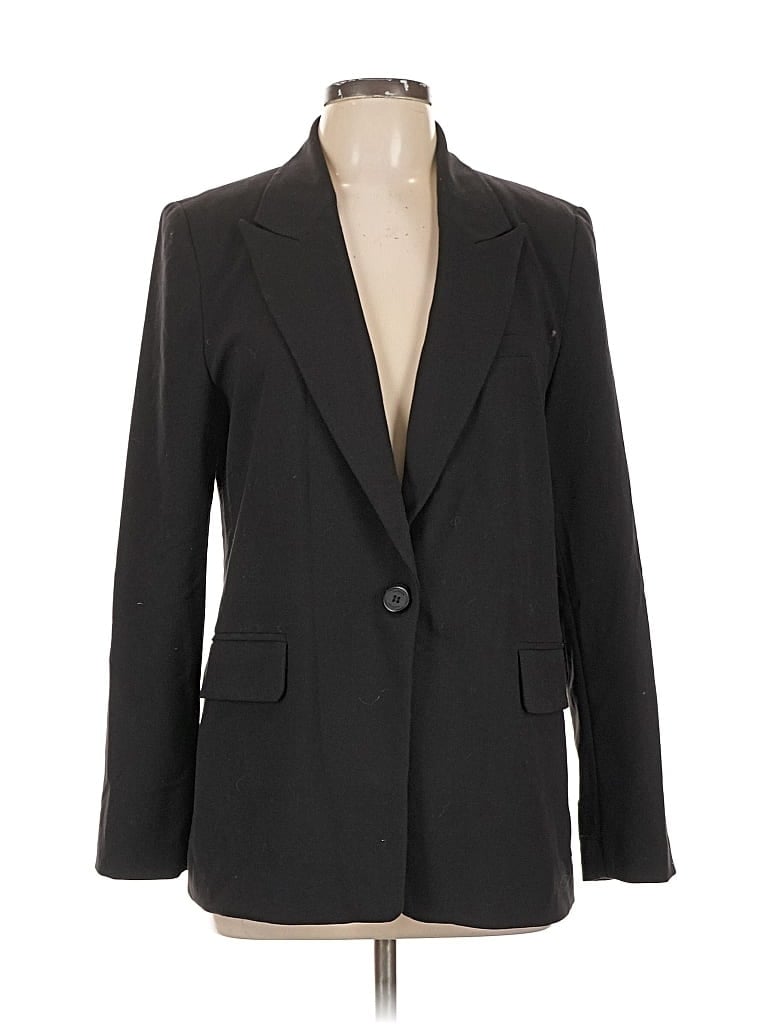 Pre-owned Halogen Blazer Jacket In Black