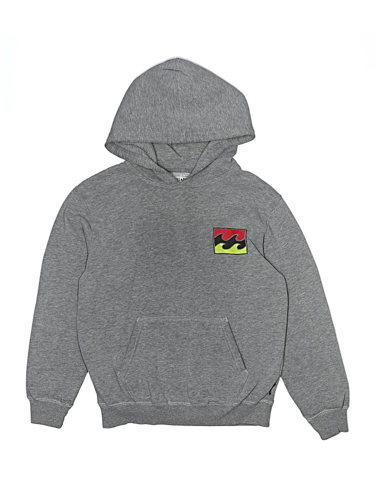 Pre-owned Billabong Kids' Pullover Hoodie In Gray