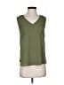 Bellatrix 100% Polyester Green Sleeveless Blouse Size S - photo 1
