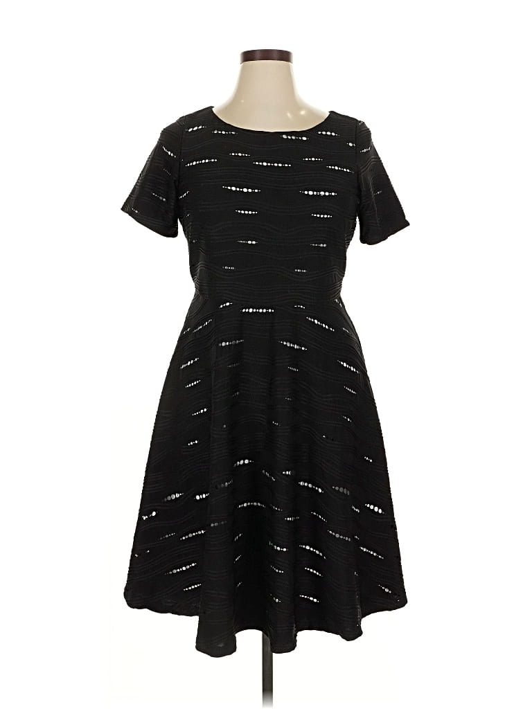 Pre-owned Alfani Casual Dress In Black
