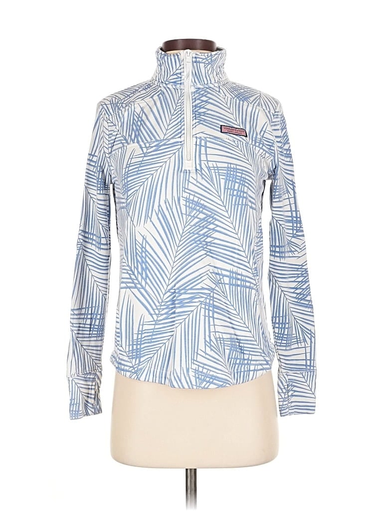 Pre-owned Vineyard Vines Pullover Sweater In Blue