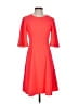 CeCe 100% Polyester Solid Orange Cocktail Dress Size 2 - photo 1
