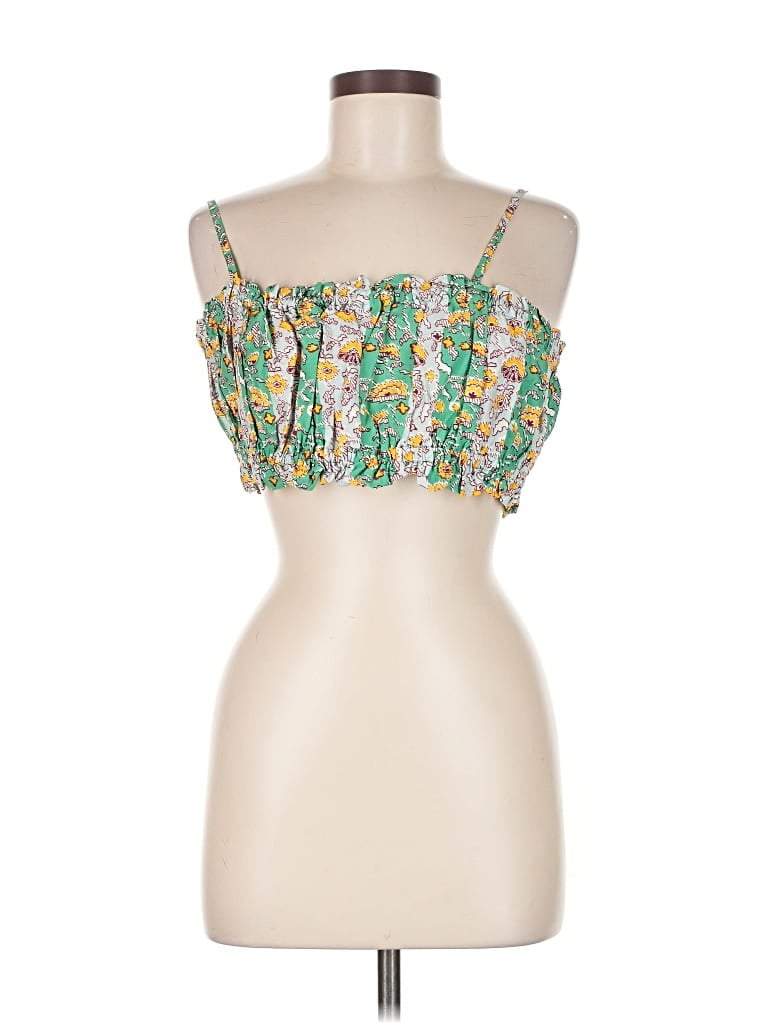 Rhode X Target Sleeveless Blouse In Green