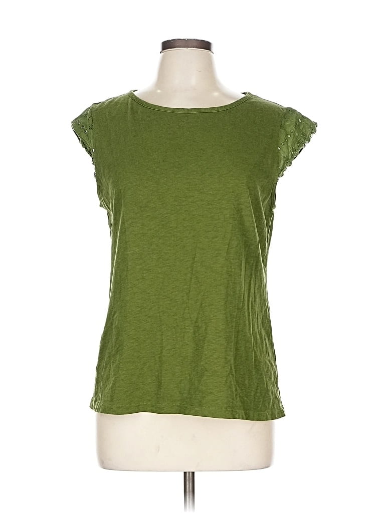 Pre-owned J. By J.crew Sleeveless T-shirt In Green