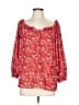Max Studio Red 3/4 Sleeve Blouse Size L - photo 1