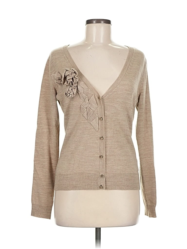 Pre-owned New York And Company Cardigan Sweater In Brown