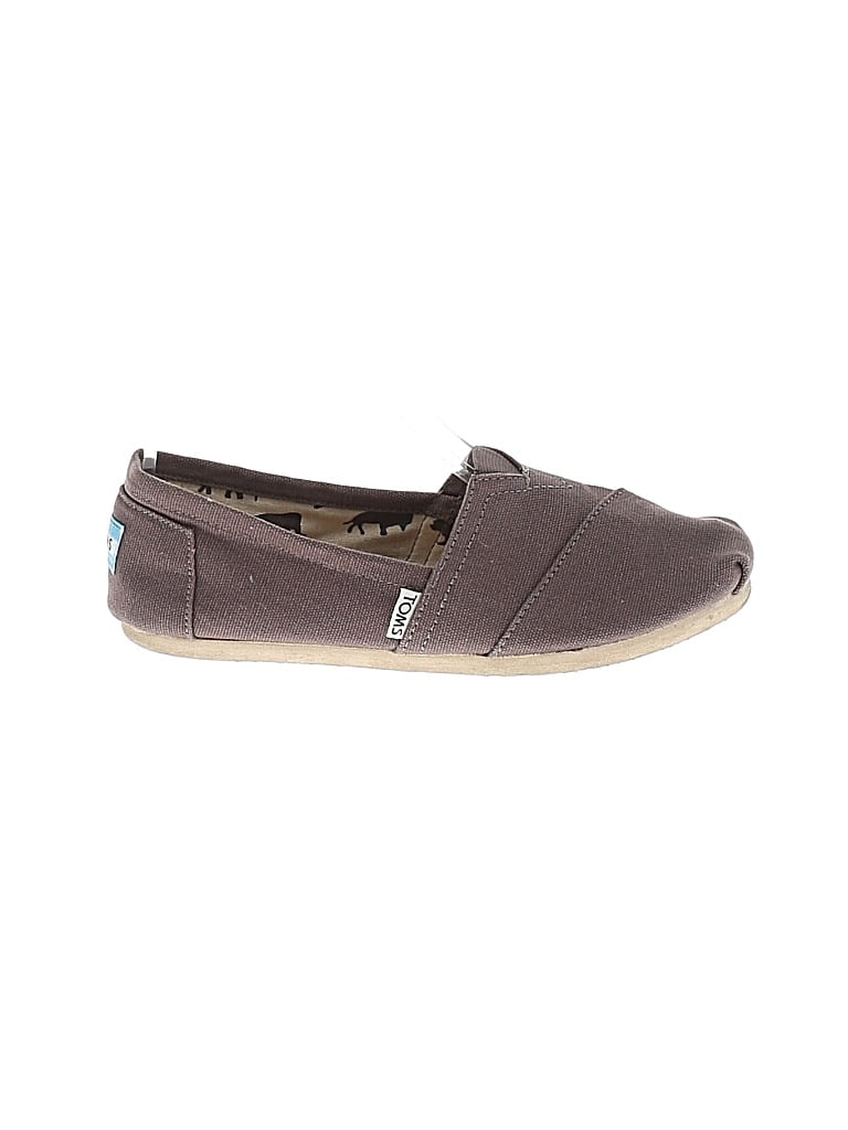 Pre-owned Toms Flats In Gray