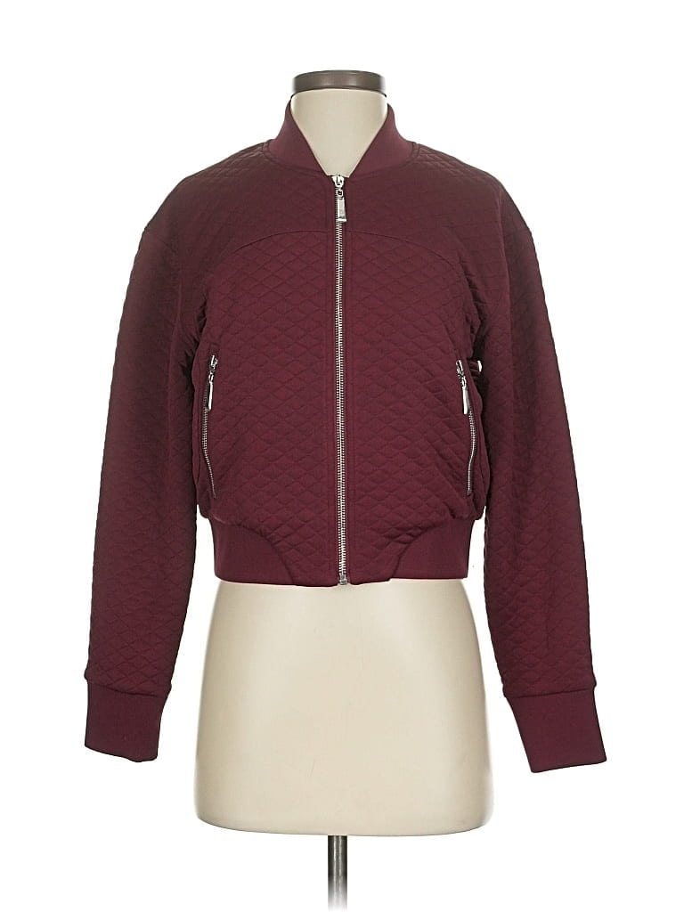 Pre-owned Unbranded Jacket In Burgundy