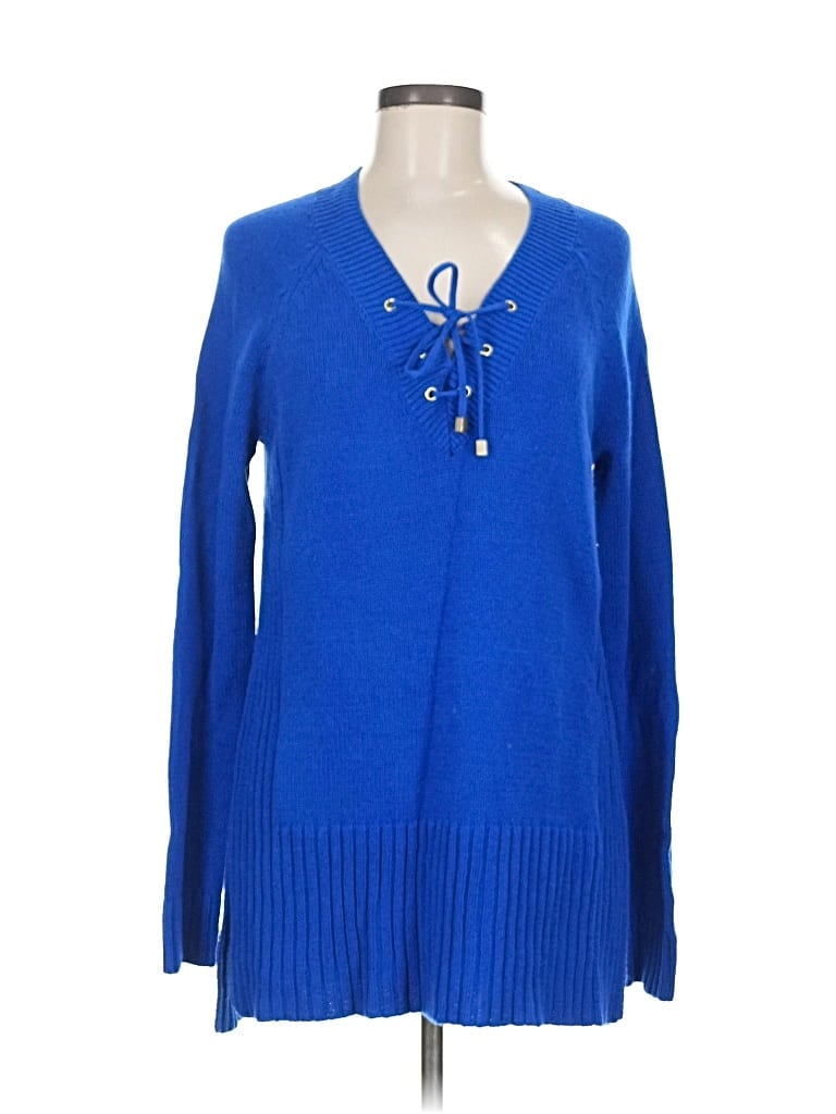 Pre-owned Liz Claiborne Pullover Sweater In Blue