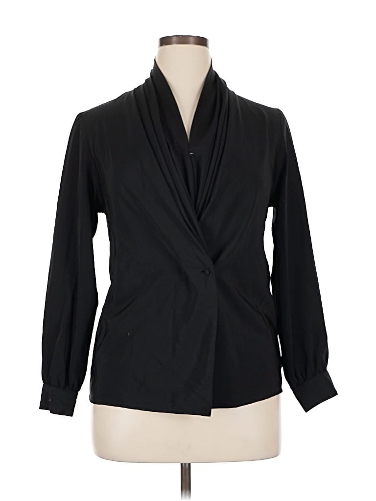 Pre-owned Sasson Kimono In Black