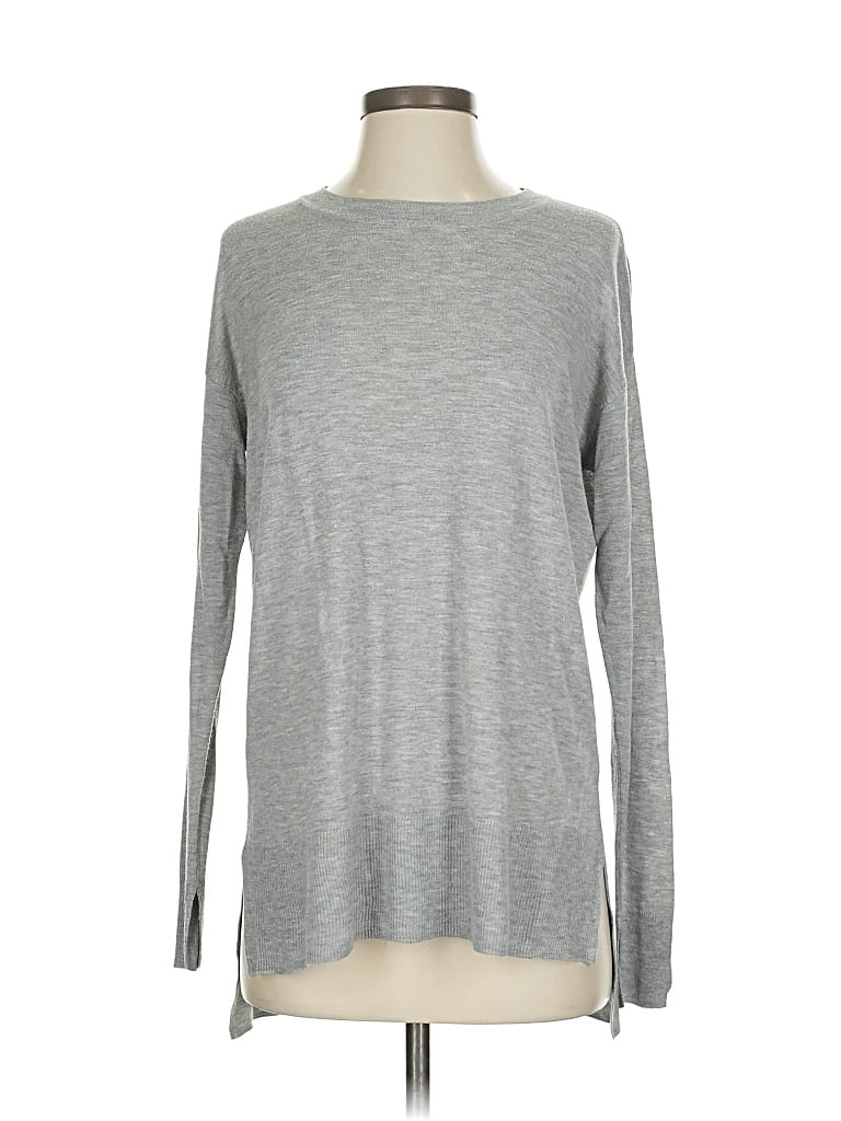 Pre-owned H&m Pullover Sweater In Gray