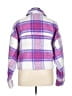 SO 100% Polyester Plaid Purple Jacket Size XL - photo 2