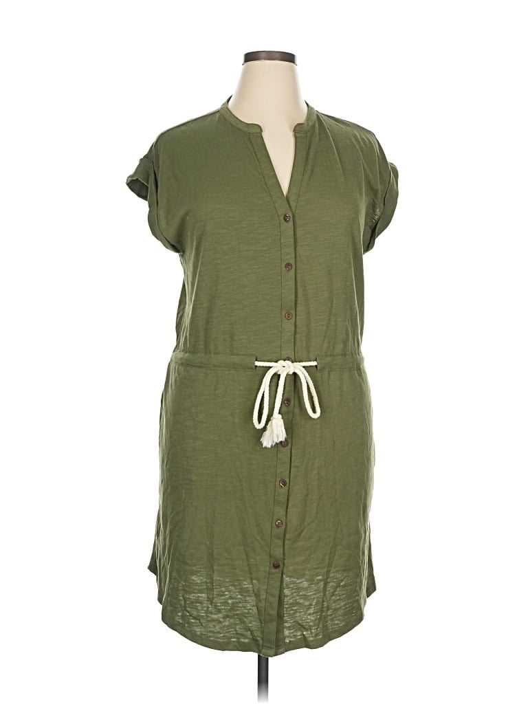 Pre-owned Sonoma Goods For Life Casual Dress In Green