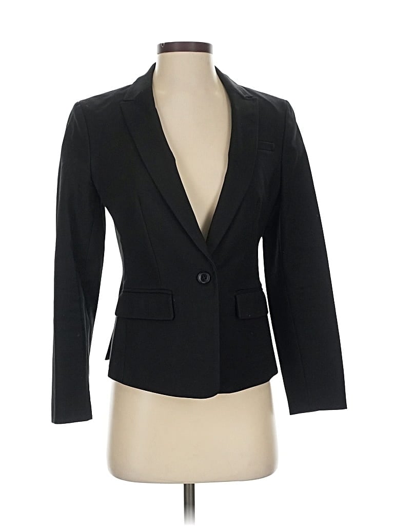 Pre-owned Banana Republic Blazer Jacket In Black