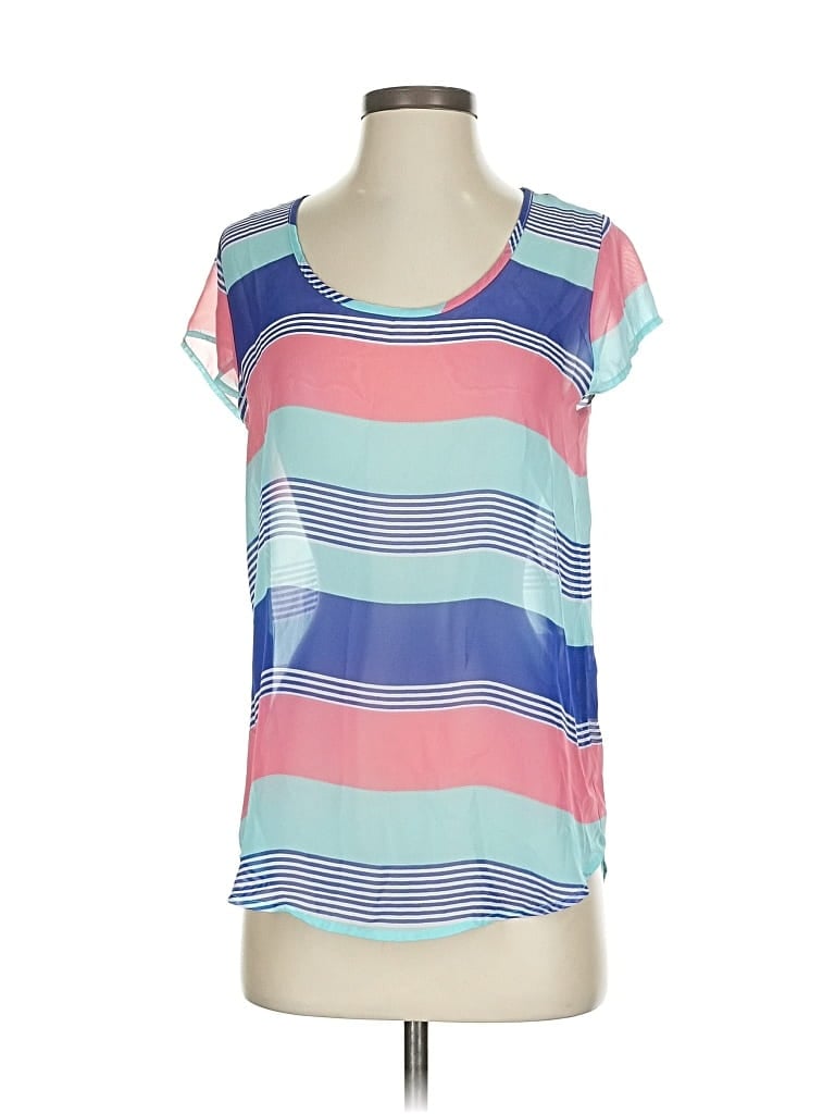 Pre-owned Papermoon Short Sleeve T-shirt In Blue