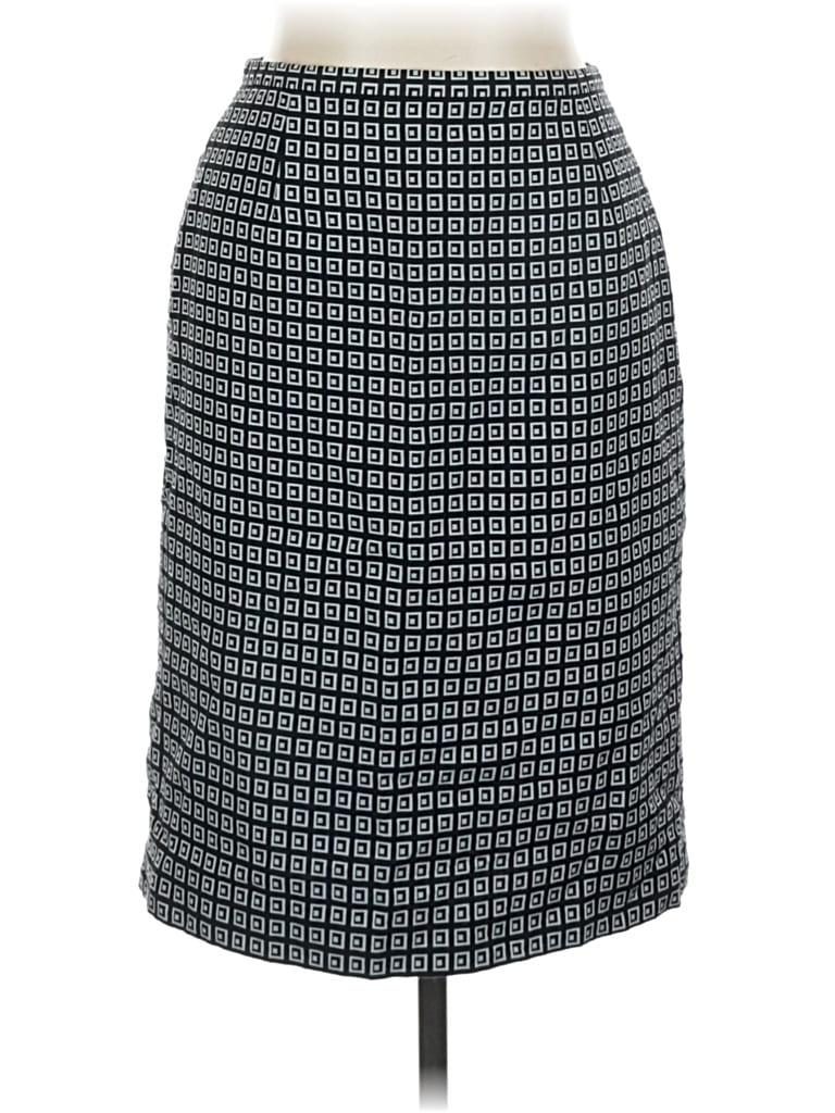 Pre-owned Liz Claiborne Formal Skirt In Gray