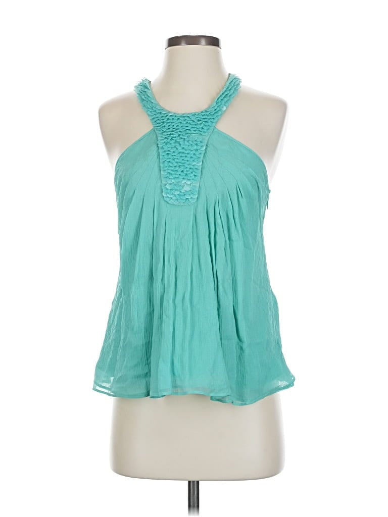 Pre-owned Catherine Malandrino Sleeveless Blouse In Blue
