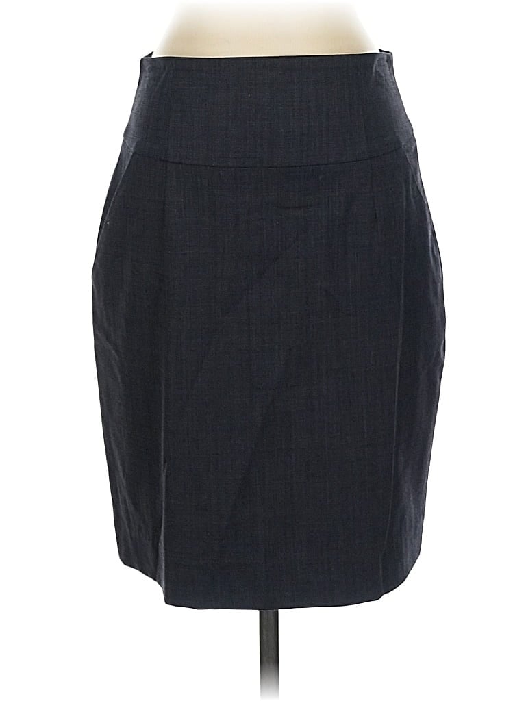 Pre-owned Banana Republic Wool Skirt In Gray
