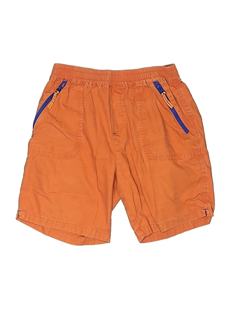 Pre-owned Mini Boden Kids' Cargo Shorts In Orange
