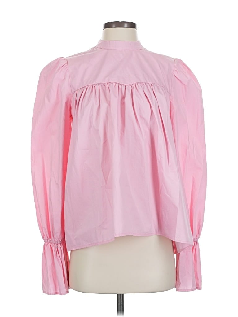 Pre-owned The Drop Long Sleeve Blouse In Pink