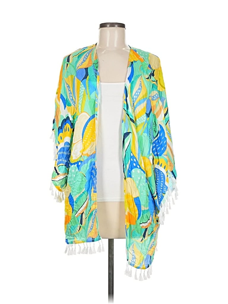 Pre-owned La Blanca Kimono In Yellow
