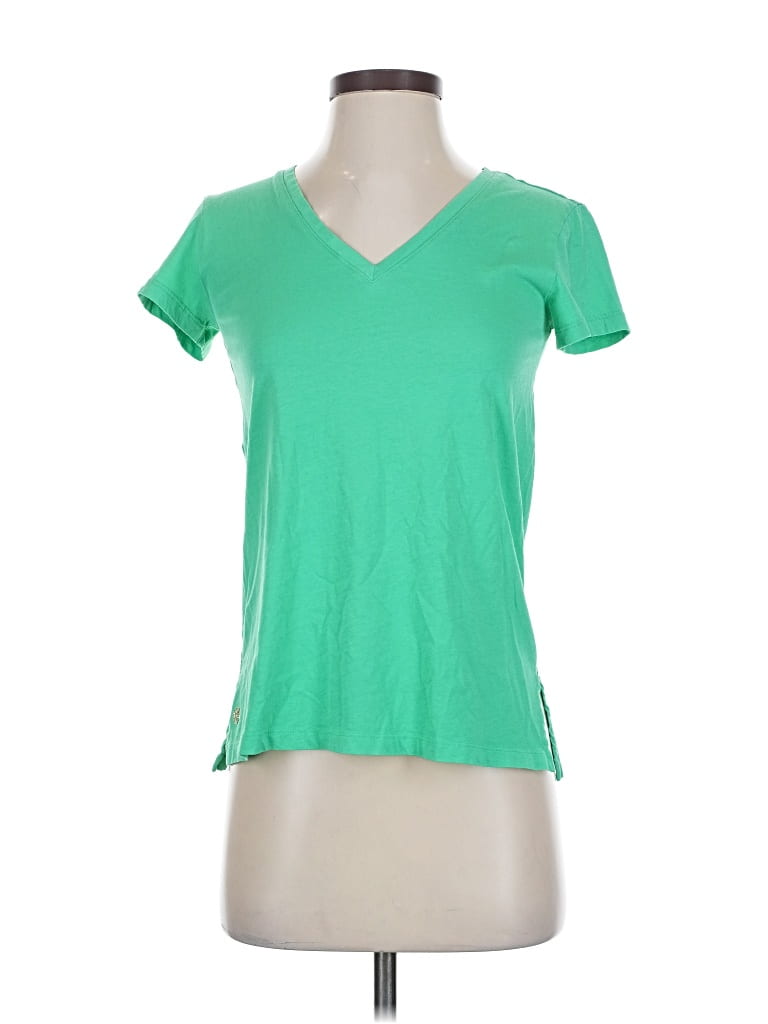 Pre-owned Lilly Pulitzer Short Sleeve T-shirt In Green