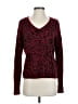 Rails Animal Print Burgundy Cardigan Size S - photo 1