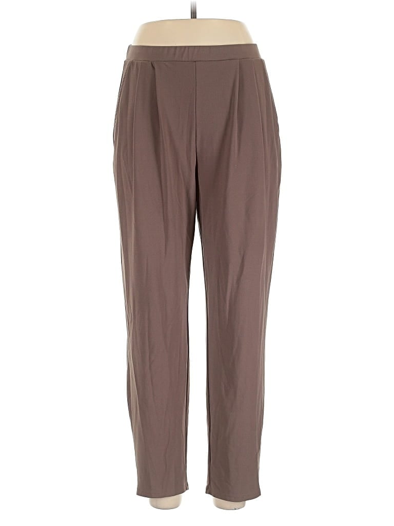 Pre-owned Leith Casual Pants In Brown