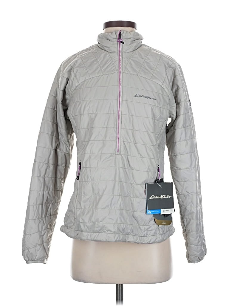 Pre-owned Eddie Bauer Jacket In Gray