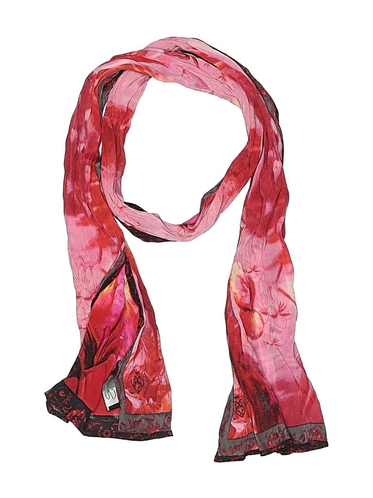 Pre-owned Shahida Parides Scarf In Red