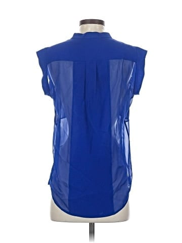 BCBGMAXAZRIA Sleeveless Silk Top (view 2)