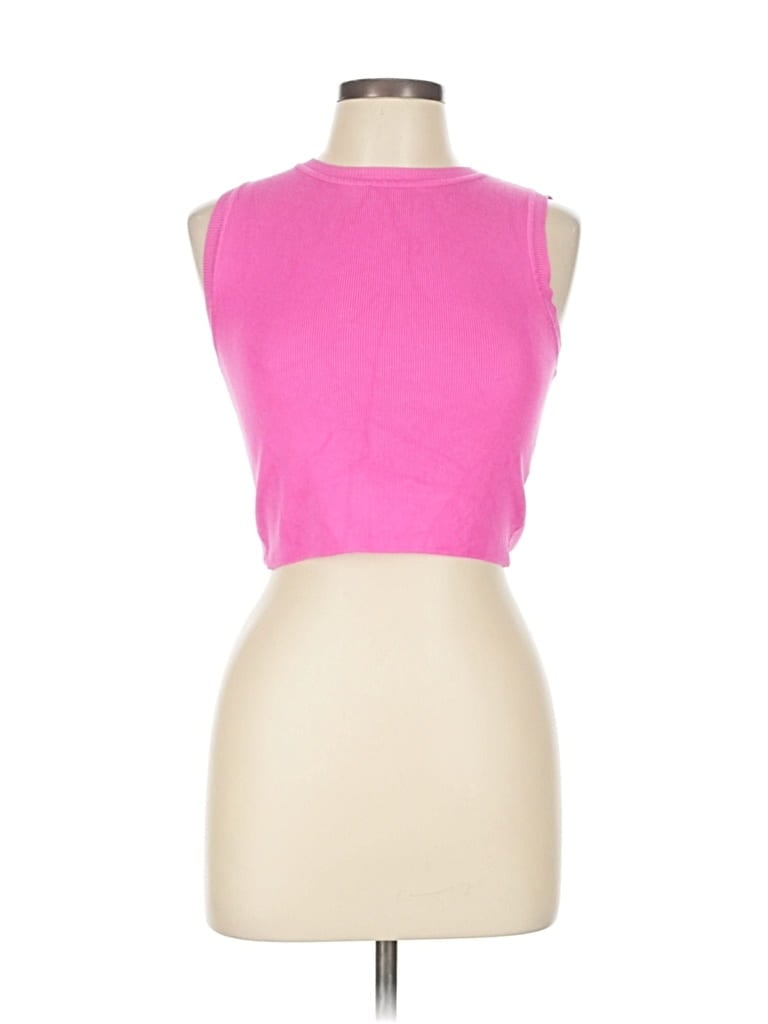 Pre-owned Zara Sweater Vest In Pink